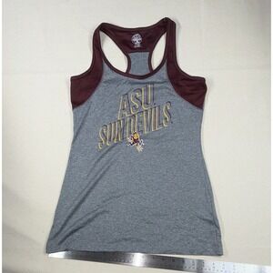 Rivalry Threads Arizona State Sun Devils Racerback Tank Top Gray/Maroon S
